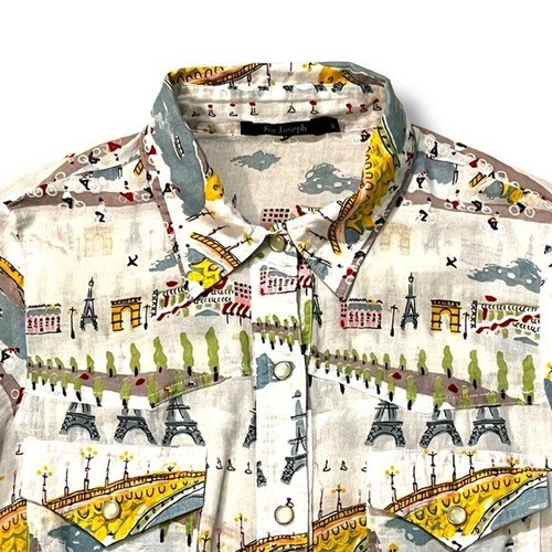 For joseph pearl snap shirt - for,