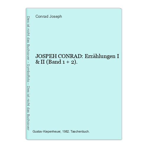 Jospeh conrad erzählungen i - conrad:,