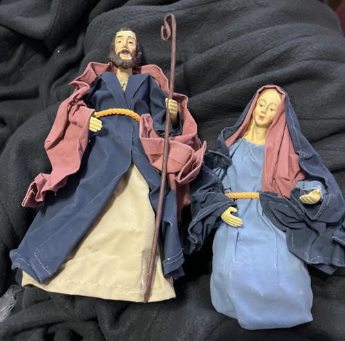 Statuine presepe maria - maria, e