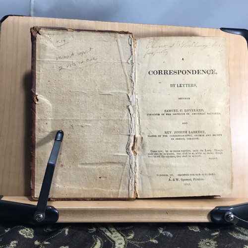 1818 correspondence by - 1818, a