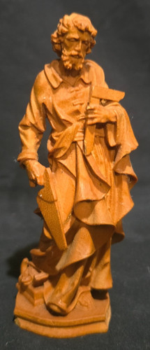 Scultura vintage intagliata - , a